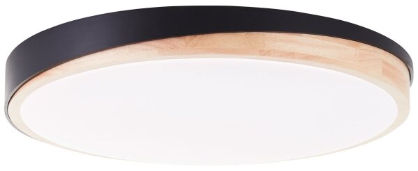 Brilliant - Plafoniera LED dimmerabile BAARLO LED/36W/230V diametro 50 cm nero + +TC