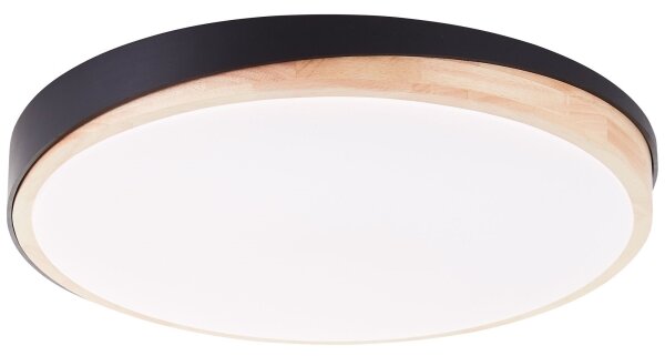 Brilliant - Plafoniera LED dimmerabile BAARLO LED/36W/230V diametro 50 cm nero + +TC