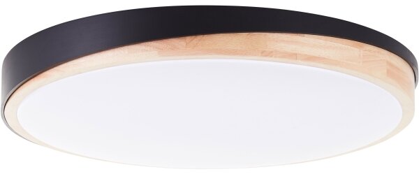 Brilliant - Plafoniera LED dimmerabile BAARLO LED/36W/230V diametro 50 cm nero + +TC