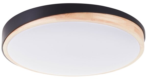 Brilliant - Plafoniera LED dimmerabile BAARLO LED/36W/230V diametro 50 cm nero + +TC