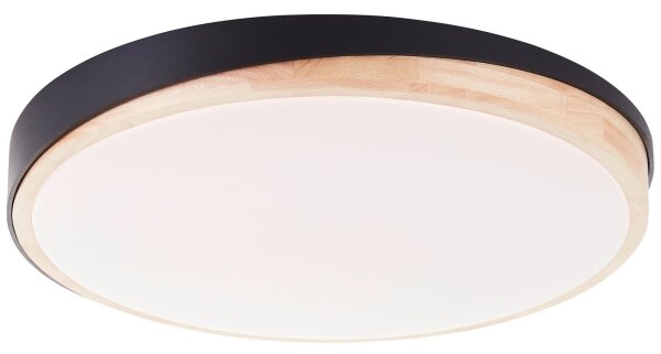 Brilliant - Plafoniera LED dimmerabile BAARLO LED/36W/230V diametro 50 cm nero + +TC