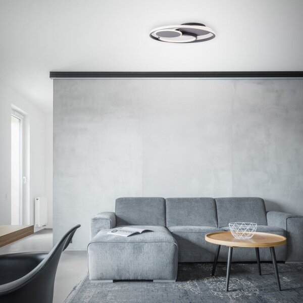 Brilliant - Plafoniera LED dimmerabile RUNDA LED/50W/230V 3000-6500K nero + +TC