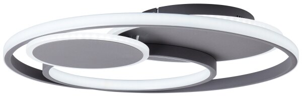 Brilliant - Plafoniera LED dimmerabile RUNDA LED/50W/230V 3000-6500K nero + +TC