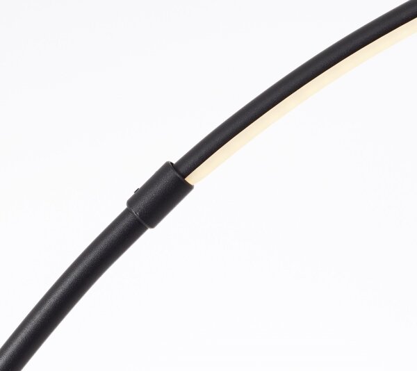 Brilliant - Lampada da terra touch dimmerabile a LED BOW LED/14W/230V nero