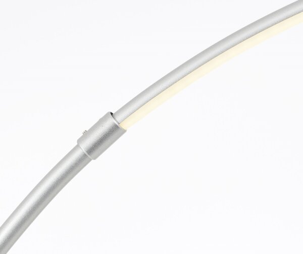 Brilliant - Lampada da terra touch dimmerabile a LED BOW LED/14W/230V cromo