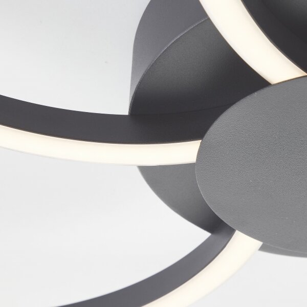 Brilliant - Plafoniera LED FICO LED/32W/230V diametro 65 cm nero