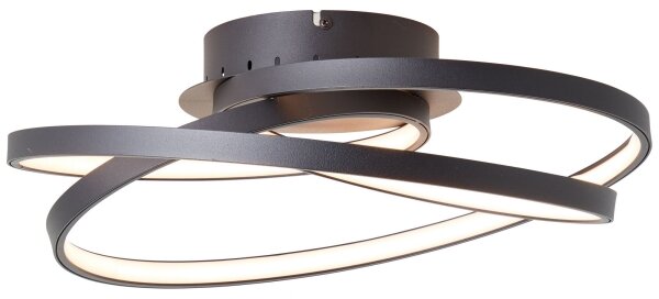 Brilliant - Plafoniera LED LABYRINTH LED/40W/230V diametro 39,5 cm nero