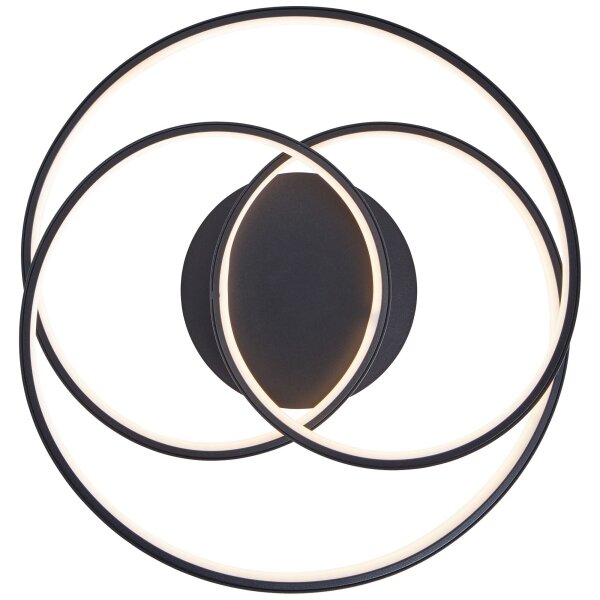 Brilliant - Plafoniera LED LABYRINTH LED/40W/230V diametro 39,5 cm nero