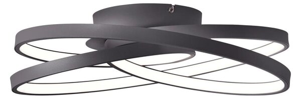 Brilliant - Plafoniera LED LABYRINTH LED/40W/230V diametro 39,5 cm nero