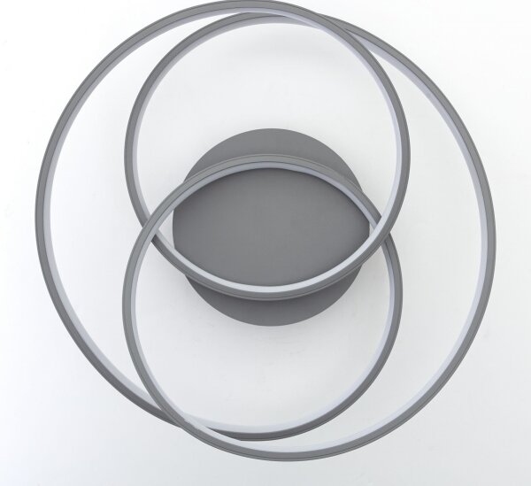 Brilliant - Plafoniera LED LABYRINTH LED/40W/230V diametro 39,5 cm grigio