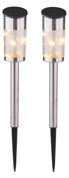 Globo 33799-2 - SET 2x Lampada solare 10xLED/0,06W/1,2V IP44