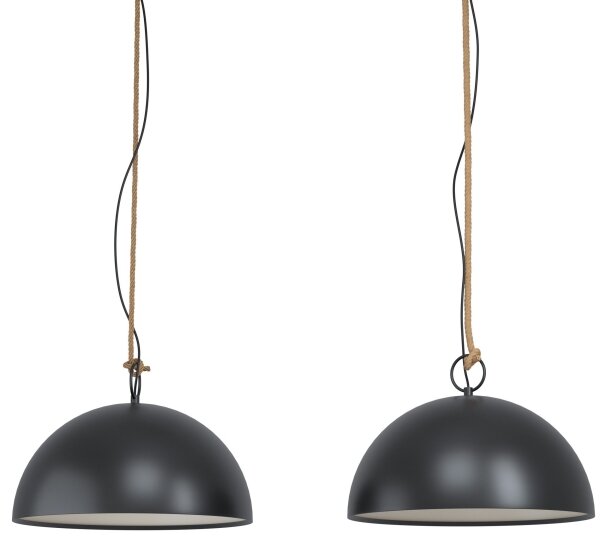 Eglo 43397 - Lampadario a cavo HODSOLL 2xE27/40W/230V