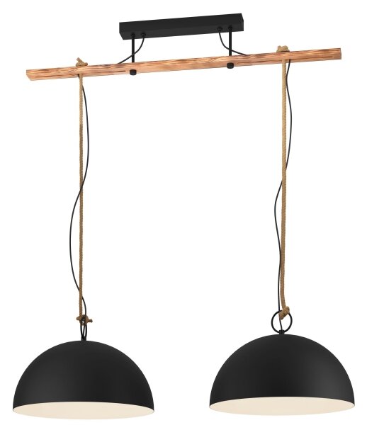 Eglo 43397 - Lampadario a cavo HODSOLL 2xE27/40W/230V
