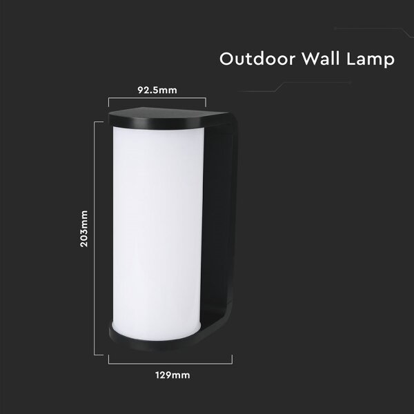 Applique a LED da esterno LED/12W/230V 3000/4200/6500K IP65 nero