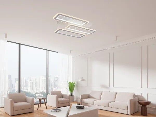 Lampadario a plafone LED dimmerabile LED/90W/230V 3000-6500K + telecomando