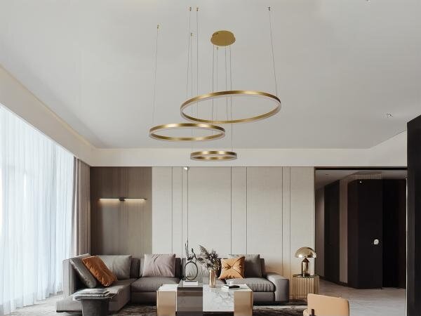 Lampadario a sospensione con filo LED dimmerabile LED/125W/230V 3000-6500K + telecomando