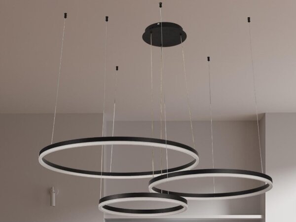 Lampadario a sospensione con filo LED dimmerabile LED/125W/230V 3000-6500K + telecomando