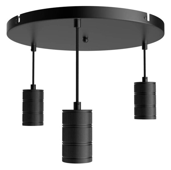 Calex Lampada a sospensione Retro, dimmerabile, Nero, Soggiorno / Sala da pranzo, Metallo, Moderno, Lampada a sospensione