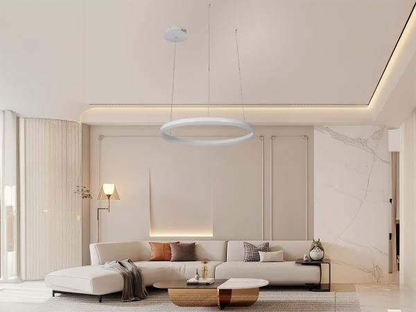 Lampadario a sospensione con filo LED dimmerabile LED/42W/230V 3000-6500K + telecomando