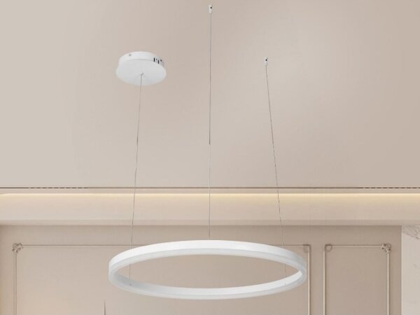Lampadario a sospensione con filo LED dimmerabile LED/42W/230V 3000-6500K + telecomando