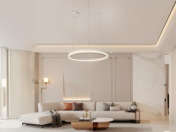 Lampadario a sospensione con filo LED dimmerabile LED/42W/230V 3000-6500K + telecomando