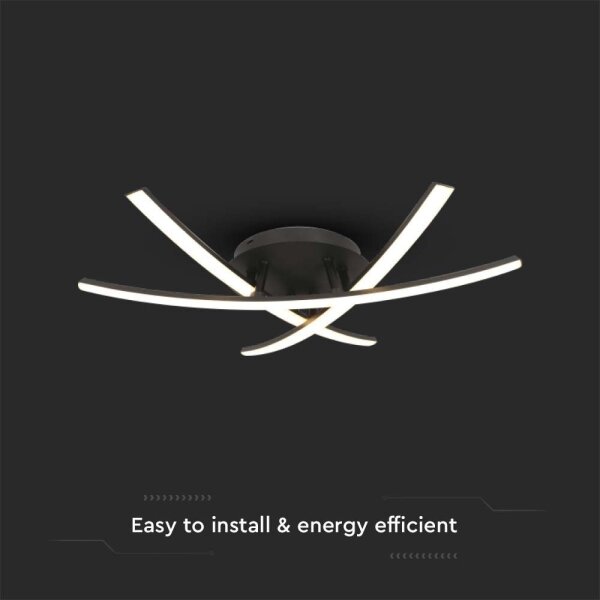 Plafoniera LED LED/20W/230V 3000K nero