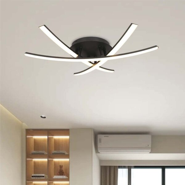 Plafoniera LED LED/20W/230V 3000K nero