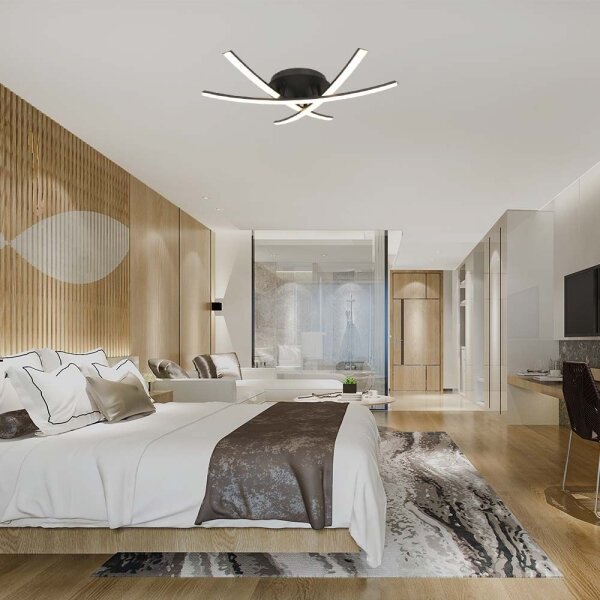 Plafoniera LED LED/20W/230V 3000K nero