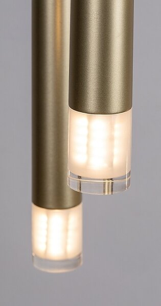Rabalux 72361 - Lampadario a sospensione con filo RAMIRA 5xG9/5W/230V oro