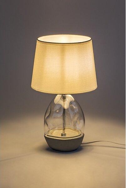 Rabalux 74227 - Lampada da tavolo APOLONIA 1xE27/40W/230V bianco