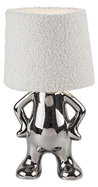 Rabalux 74216 - Lampada da tavolo SMURFY 1xE14/40W/230V cromo lucido