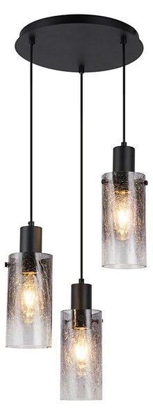 Rabalux 72038 - Lampadario a sospensione con filo FUMEA 3xE27/60W/230V
