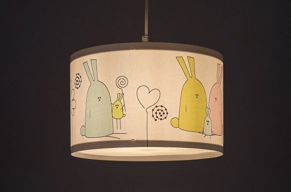 Rabalux 72166 - Lampadario a sospensione per bambini FLAPPY 1xE27/40W/230V
