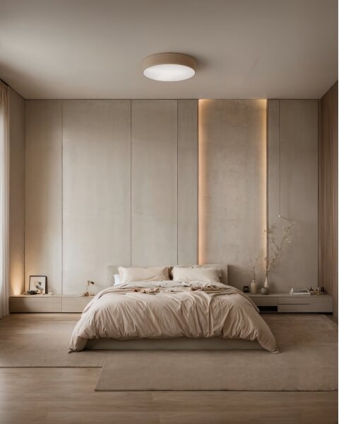 Brilagi - Plafoniera CLARE 3xE27/40W/230V diametro 40 cm beige