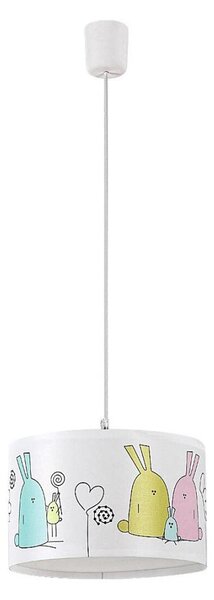 Rabalux 72166 - Lampadario a sospensione per bambini FLAPPY 1xE27/40W/230V