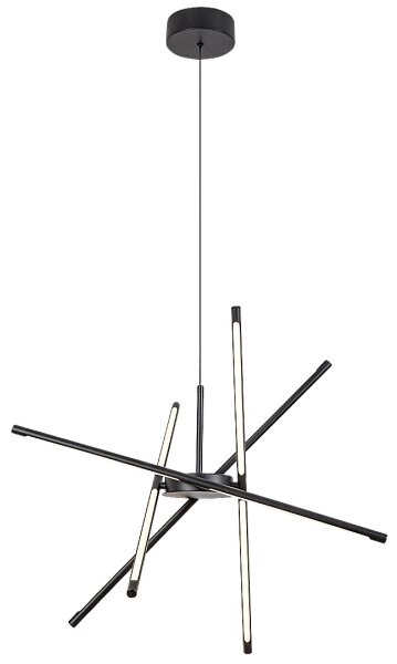 Rabalux 72338 - Lampadario LED a sospensione con filo HENLI2 LED/40W/230V 3000K nero