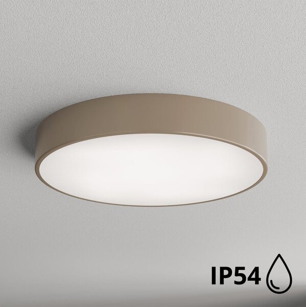 Brilagi - Plafoniera da bagno CLARE 4xE27/24W/230V diametro 50 cm beige IP54