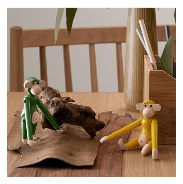 Statua in legno altezza 9,5 cm Monkey Mini - Kay Bojesen Denmark