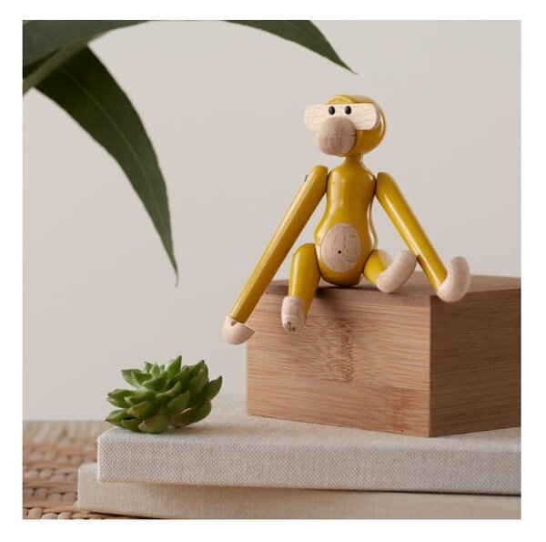 Statua in legno altezza 9,5 cm Monkey Mini - Kay Bojesen Denmark