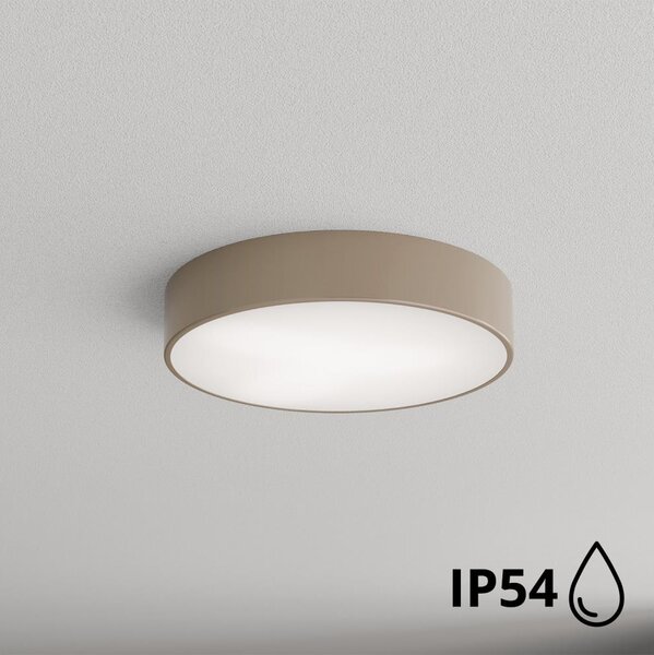 Brilagi - Plafoniera da bagno CLARE 3xE27/24W/230V diametro 40 cm IP54 beige