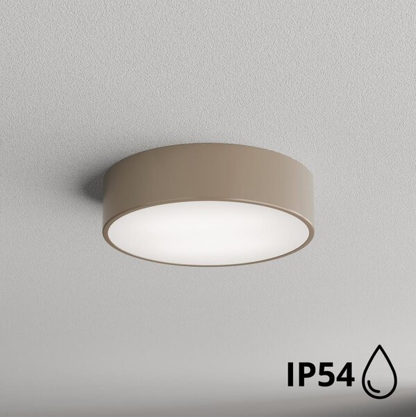 Brilagi - Plafoniera da bagno CLARE 2xE27/24W/230V diametro 30 cm IP54 beige