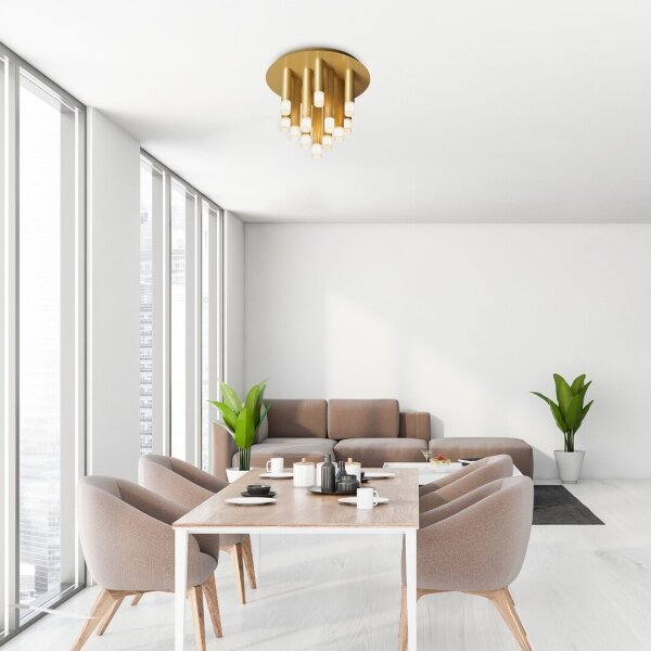 Rabalux 71355 - Lampada da soffitto RAMIRA 13xG9/5W/230V dorata