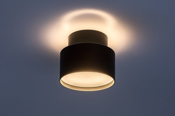Rabalux 71319 - Plafoniera LED OVIDIA LED/16W/230V 3000K nero