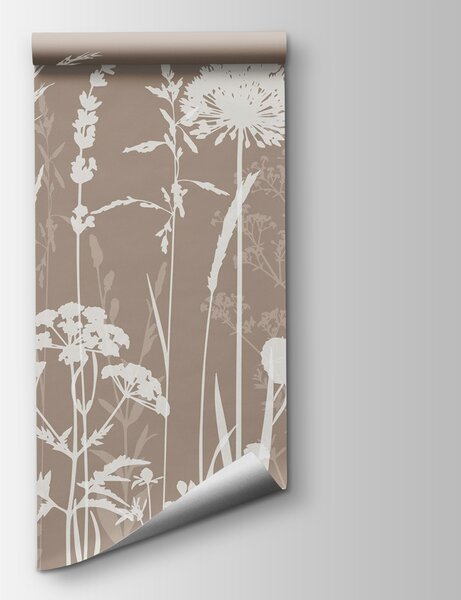 Carta da parati Un primo piano di fiori, Carta da parati Natura, Carta da parati popolare, w01270v3 - Tapeko.it
