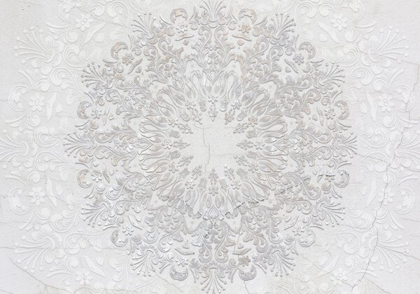 Carta da parati Una stampa mandala altamente dettagliata che crea un bellissimo e delicato disegno in pizzo, Carta da parati 3D, w01249 : Uwalls.it