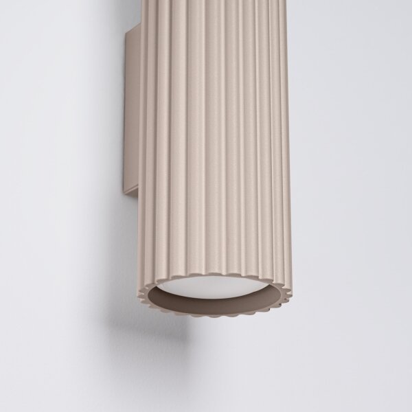 Brilagi - Applique LED CRESTO 2xGU10/10W/230V 20 cm taupe