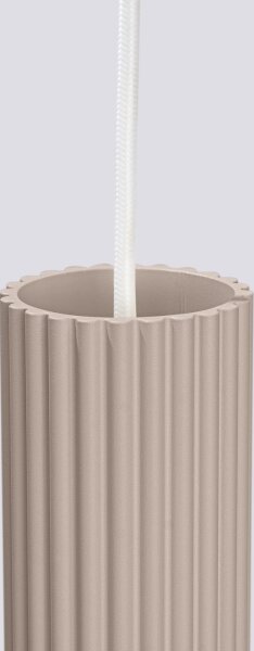 Brilagi - Lampadario LED a sospensione su cavo CRESTO 3xGU10/10W/230V taupe