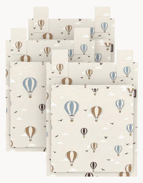 Set di 3 tasche per lettino Kids Bed Pockets Balloons