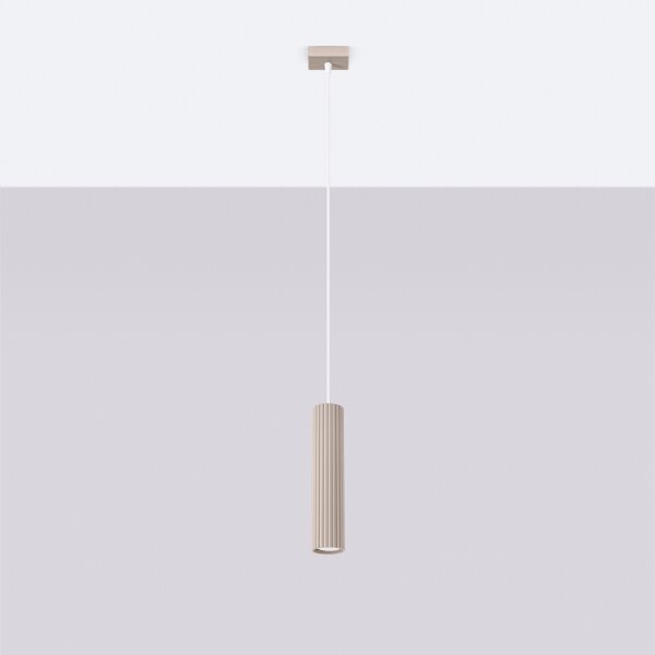 Brilagi - Lampada a sospensione LED su cavo CRESTO 1xGU10/10W/230V taupe