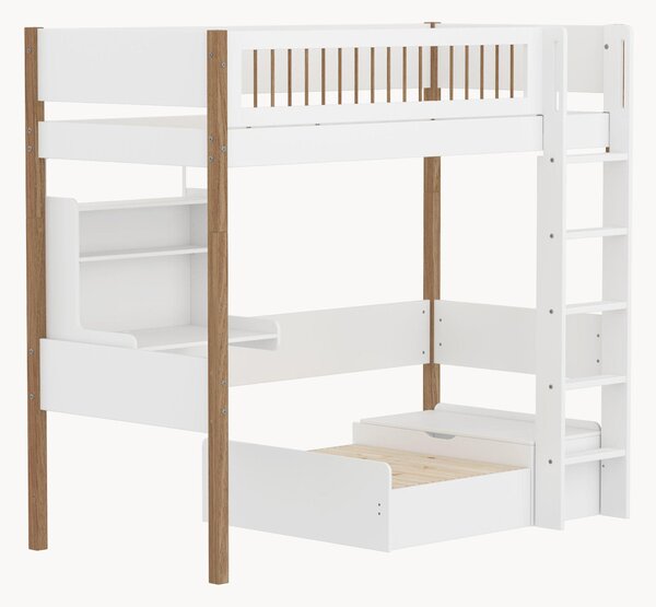 Letto a scomparsa 2 in 1 in legno con scrivania Nor